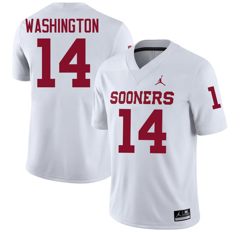 Trynae Washington Oklahoma Sooners Jersey,Oklahoma Sooners Football Uniforms,Jersey-White